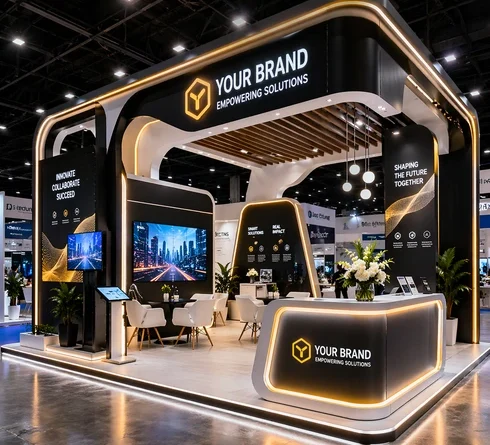 booth pameran custom